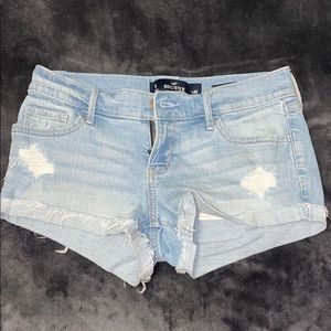 hollister jean shorts